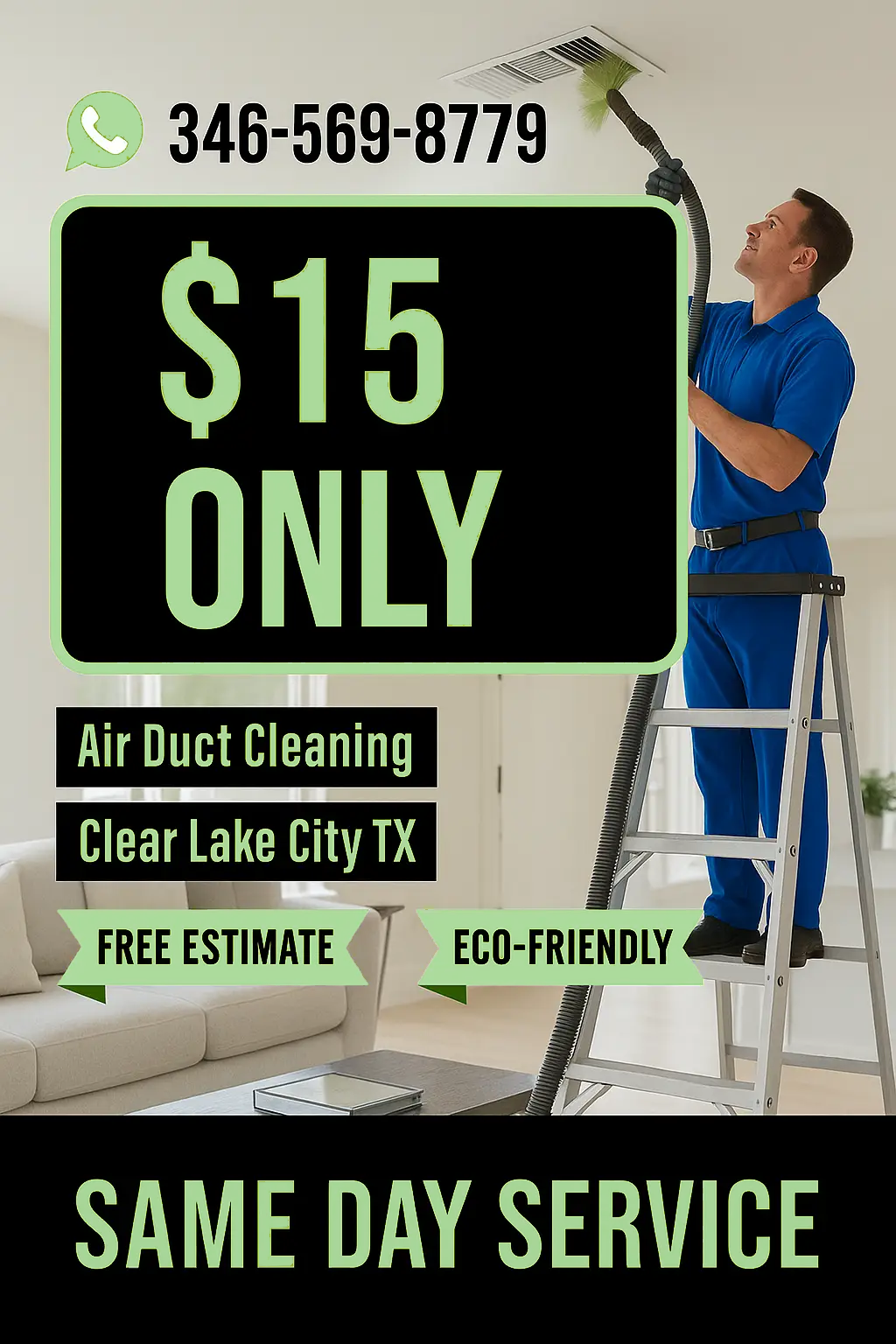 Air Duct Vent Cleaning Clear Lake City TX Coupon